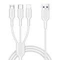 1.2-meter one to three 5A super fast charging data cable suitable for Huawei Honor, Xiaomi vivo Android charging cable - TrendTrove