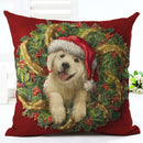 Cartoon christmas pillow pillow