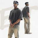 Retro Youth Pure Color Men's T-Shirt