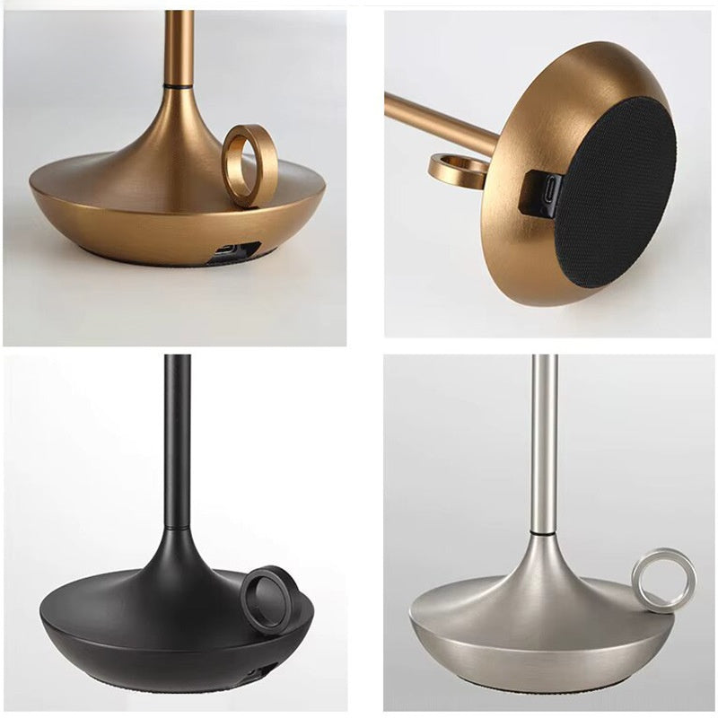 LED Touch Control Table Lamp with Metal Base