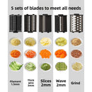 A multi-functional electric vegetable cutter