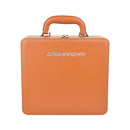 Large capacity makeup bag with mirror and lamp