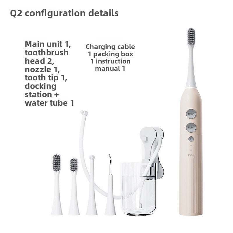 Multifunctional Electric Toothbrush Scouring and Washing