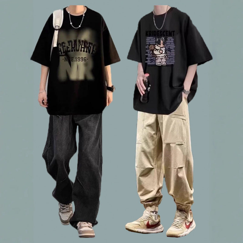 Men's T-shirt and jeans