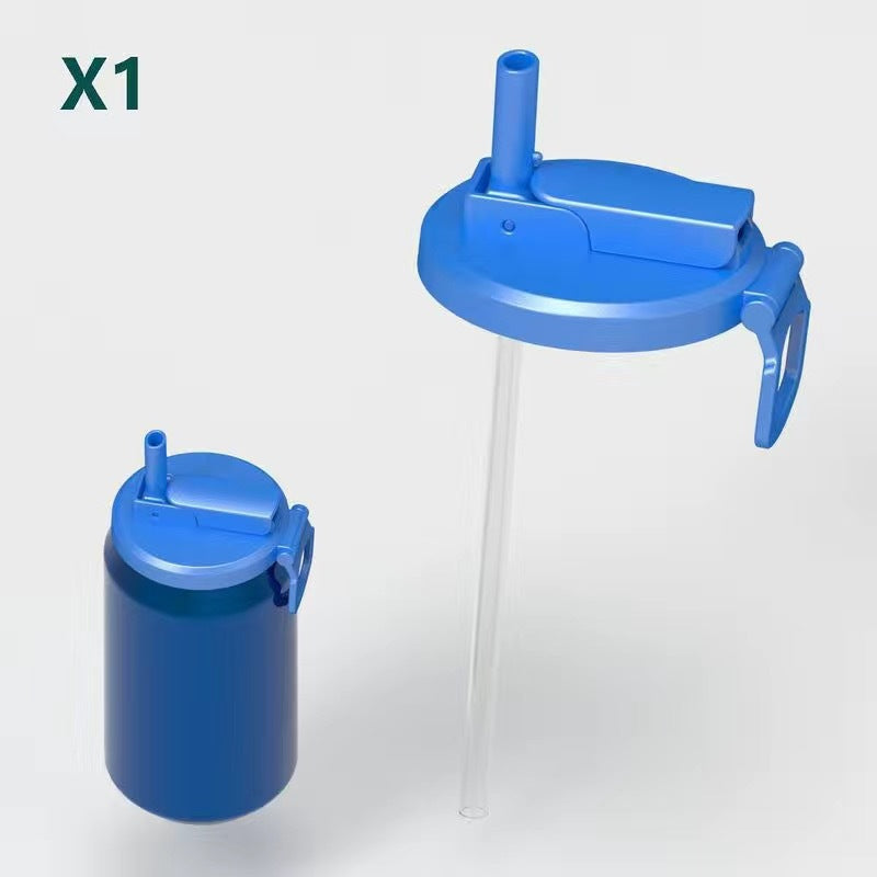 Creative new straw soda can lid cola can