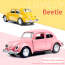 Alloy Car Model Classic Car Door Pull Back Children's Toy Car Girl Cake Decoration Car Ornaments