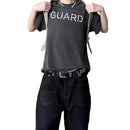 ERD Double-Nail Cross Leather Belt