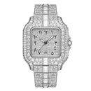 MISSFOX Men's Diamond Quartz Watch