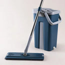 Scraper-Free Flat Mop with Bucket