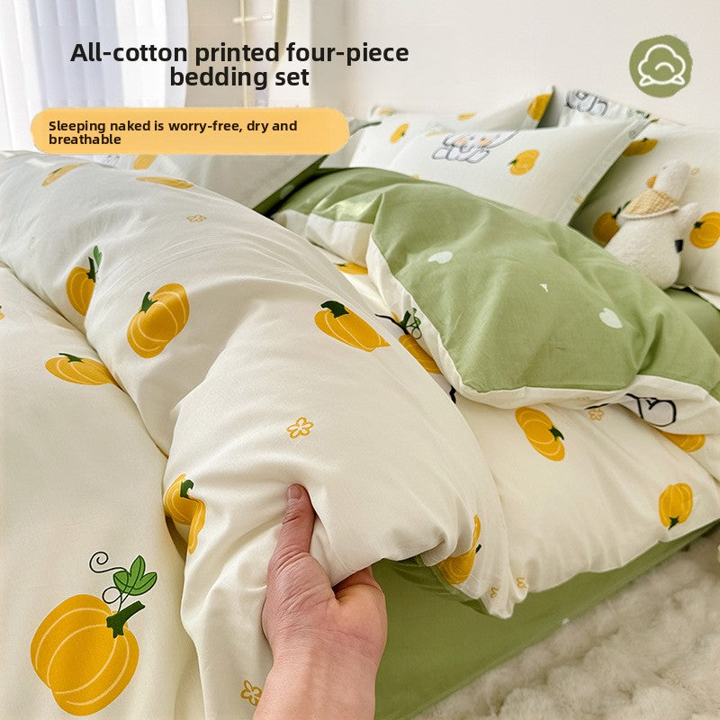Cotton bed set
