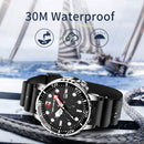 Luxury Brand Men Fashion Quartz Watches Male Silicone Strap Sport Waterproof Wristwatches Calendar Clock Relogio Masculino