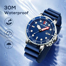 Luxury Brand Men Fashion Quartz Watches Male Silicone Strap Sport Waterproof Wristwatches Calendar Clock Relogio Masculino