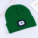 LED luminous knitted hat