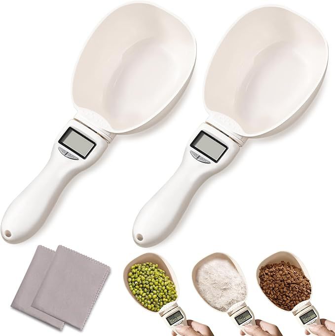 Handheld Digital Kitchen Scale with Spoon