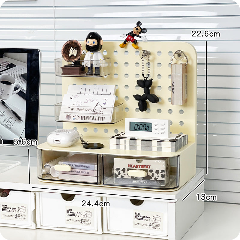 Office study desk storage rack