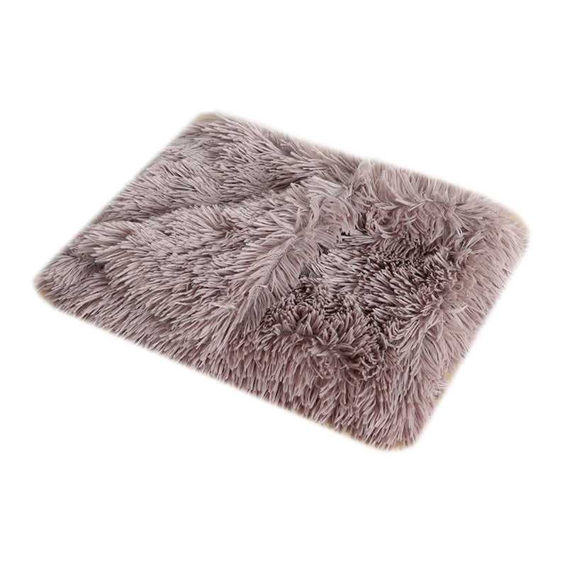 Plush Pet Blanket for Dogs and Cats, Warm Long Hair Indoor Bed Mat