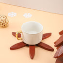 Wooden Creative Walnut Tree Solid Wood Insulation Mat Christmas Tree Insulation Table Mat Household Cup Mat Sand Pot Mat - TrendTrove