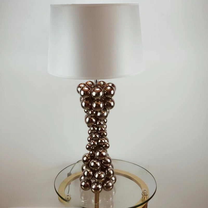 Stainless steel round ball luxury desk lamp