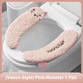 Thickened Fleece Toilet Seat Universal Paste