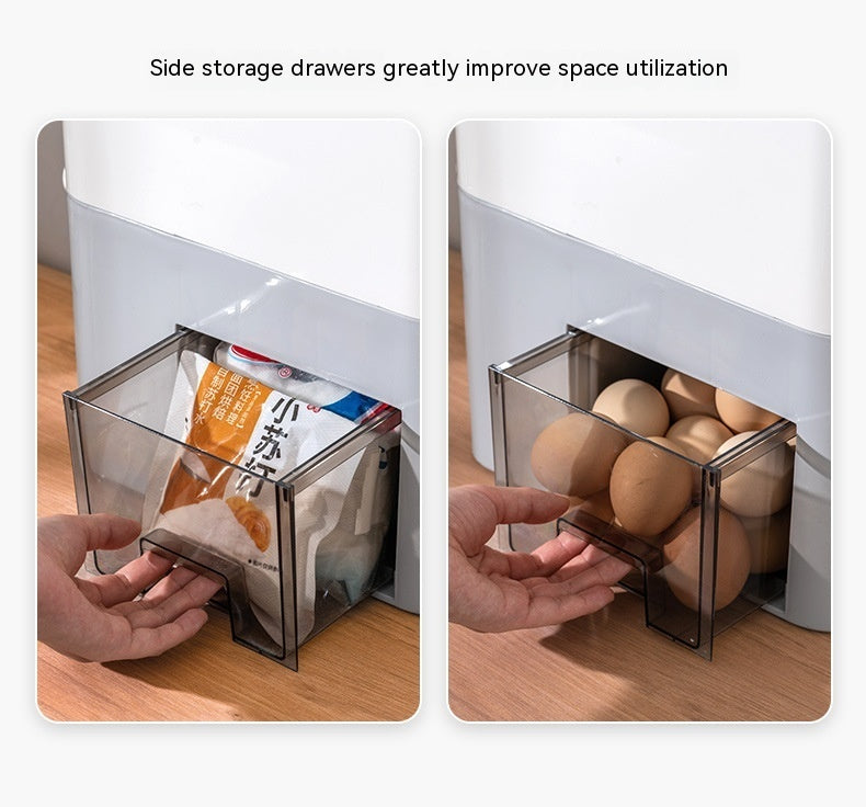 Quilted Household Rice Bucket Moisture-proof Insect-proof Sealed Tank