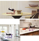 Metal Ribbon Suspension Decoration Creative Balance Wine Rack