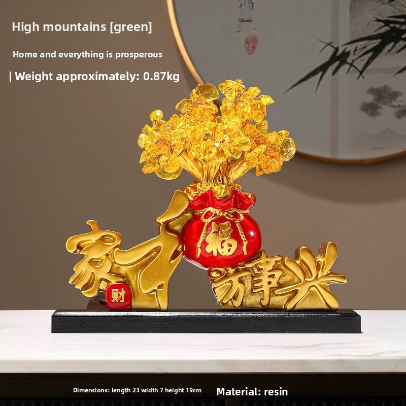 Desktop ornaments for the office entrance hall