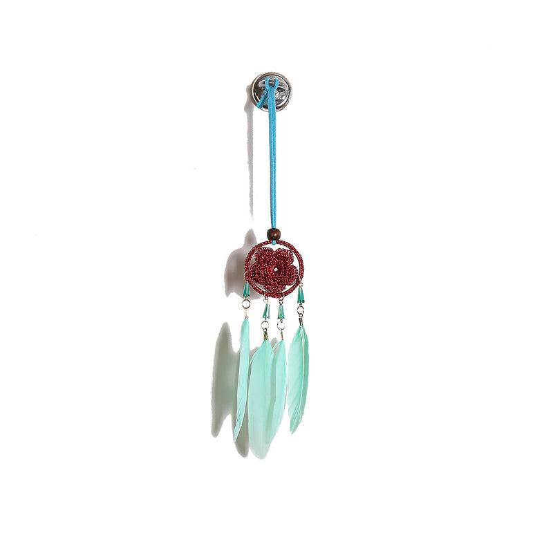 Car Pendant Feather Car Hanging Dream Catcher Car Interior Accessories Strap Car Accessories