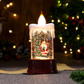 Christmas Glowing Candle Lamp Desktop Decoration