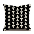 Linen Pillow Cover Striped Polka Dot Throw Pillowcase