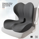 Memory Foam Seat Cushion with Backrest for Office and Home