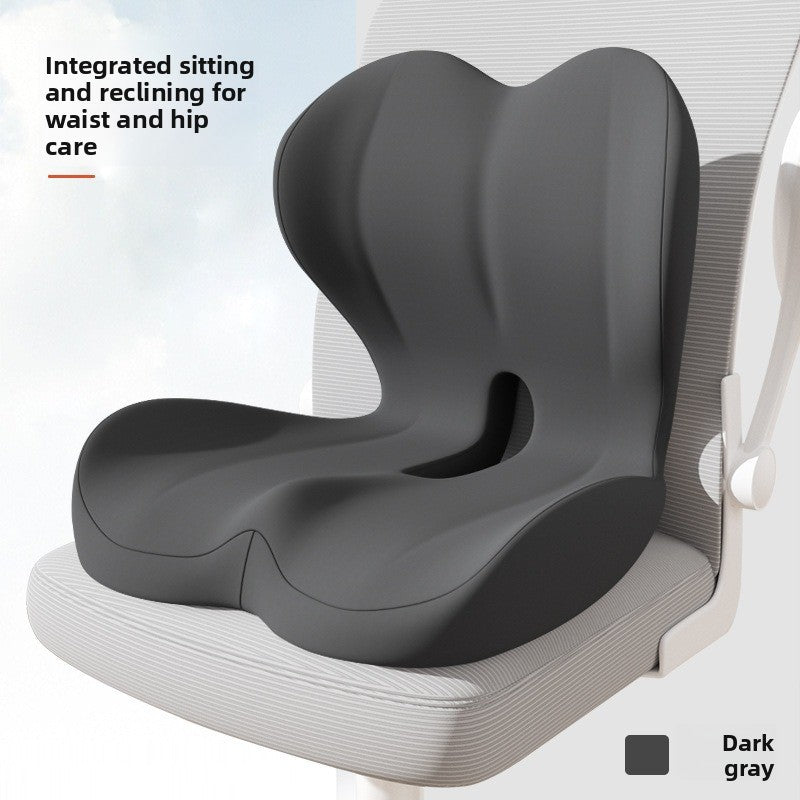 Memory Foam Seat Cushion with Backrest for Office and Home