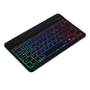 Suitable for iPad gradient luminous wireless keyboard and mouse set tablet Bluetooth keyboard - TrendTrove