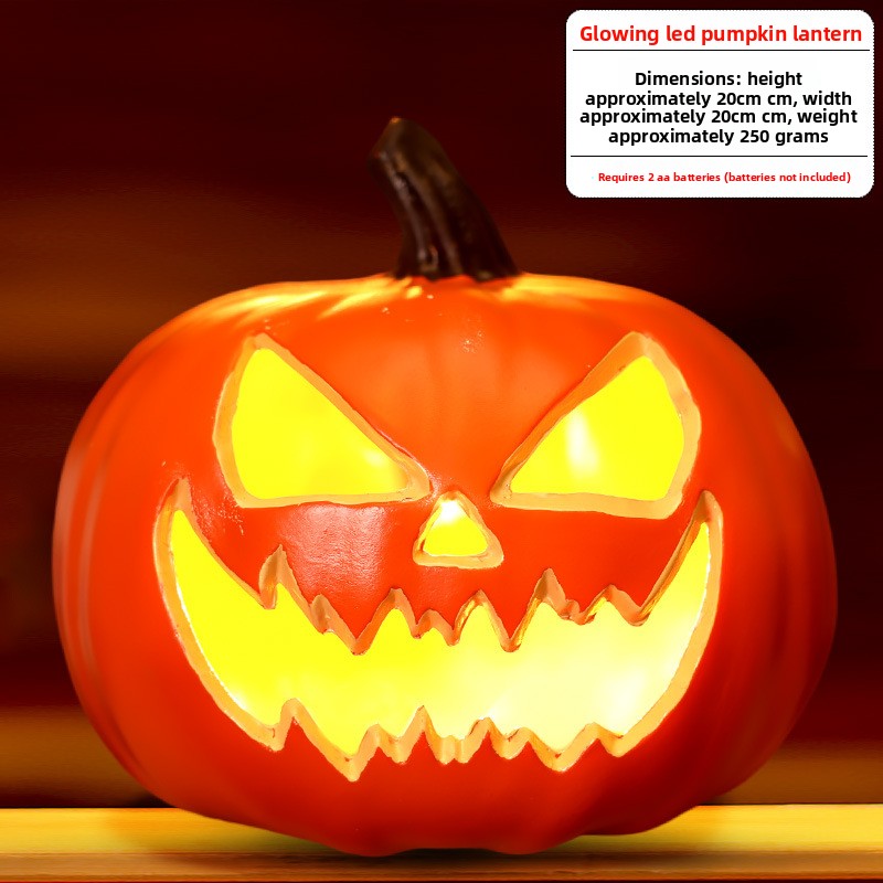 Glowing Halloween Pumpkin Lantern for Decoration