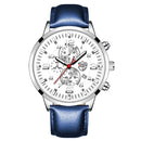 Fully automatic quartz wristwatch with calendar and luminous function
