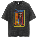 Washed and distressed T-shirt