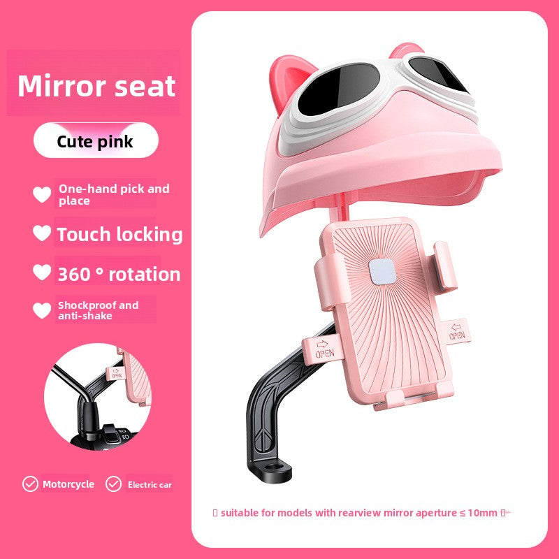 Electric vehicle phone holder