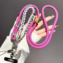 Adjustable mobile phone lanyard