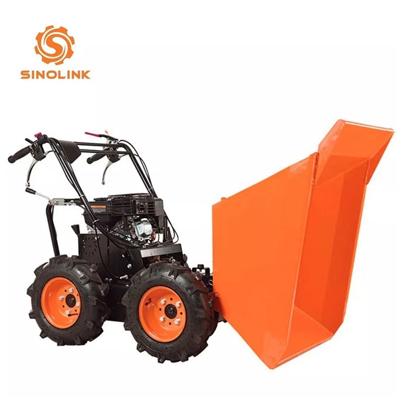 1100LBS Capacity Mini Wheel Dumper 6.5HP Wheelbarrow Cart