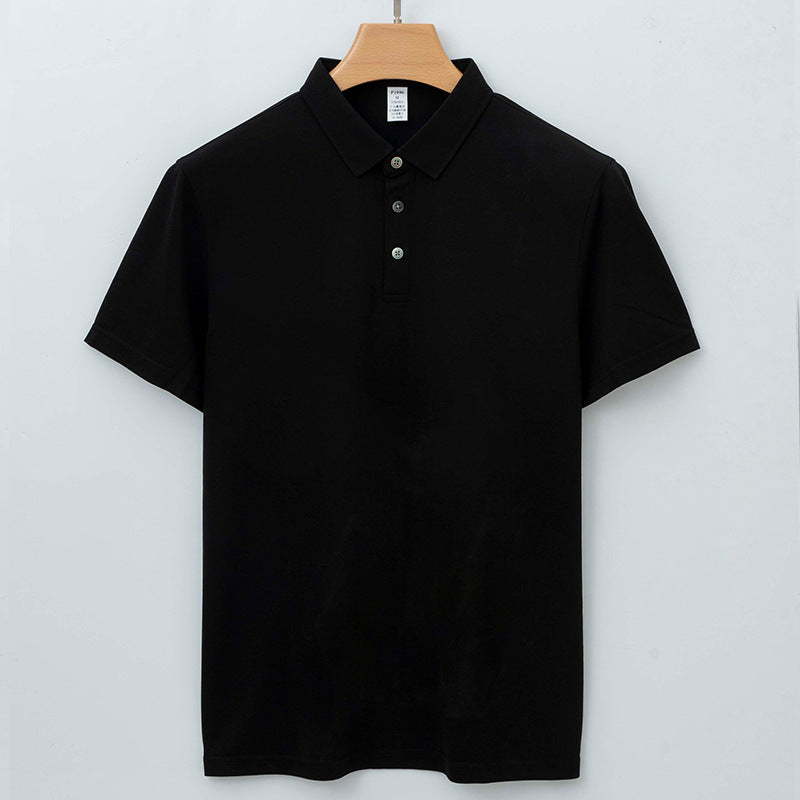 Tencel Draped No-Iron Polo Shirt