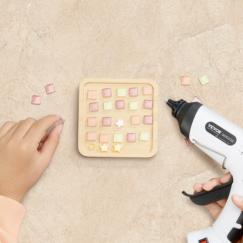 VEVOR Hot Glue Gun,  Dual Power, Mini Hot Glue Gun With 20 Premium Glue Sticks And Oxford Cloth Bag, Fast Preheating & High Temp Melt Glue Gun For Crafts, Arts, DIY, Quick Home Repairs, White