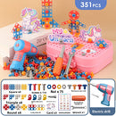 Children's Toy Electric Drill DIY Repair Screw Tool Box