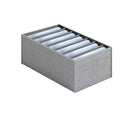 Clothing storage gadget - compartmentalized storage box