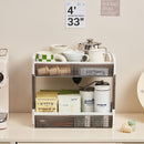 Desktop coffee storage rack