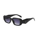 Fashionable men's and women's square-framed sunglasses