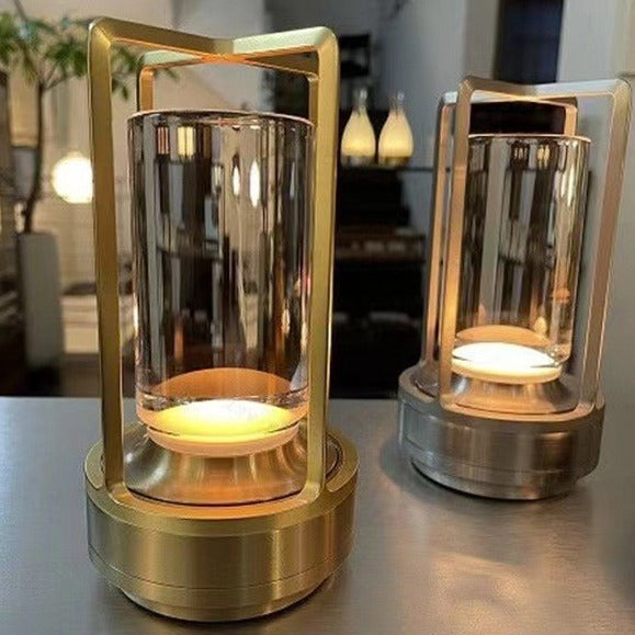 Retro LED Cross Touch Table Lamp