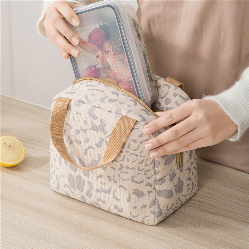 Outdoor creative ink pattern insulation bag lunch bag lunch box bag travel cooler bag picnic bag lunch bag - TrendTrove