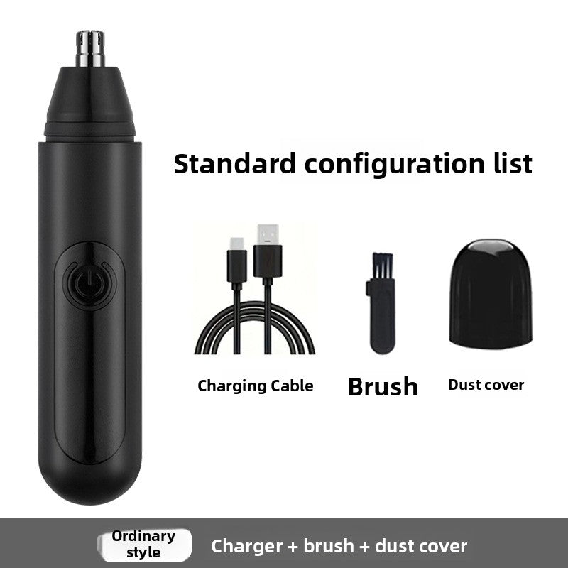 Rechargeable Electric Nose Hair Trimmer with Washable Head
