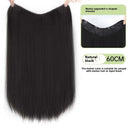 A light and thin faux seamless wig