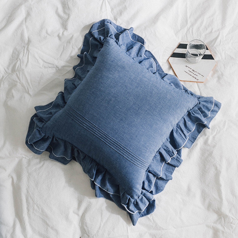 Pure Cotton Ruffled Pillowcase