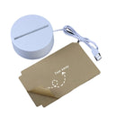 LED lamp memo board bedside lamp